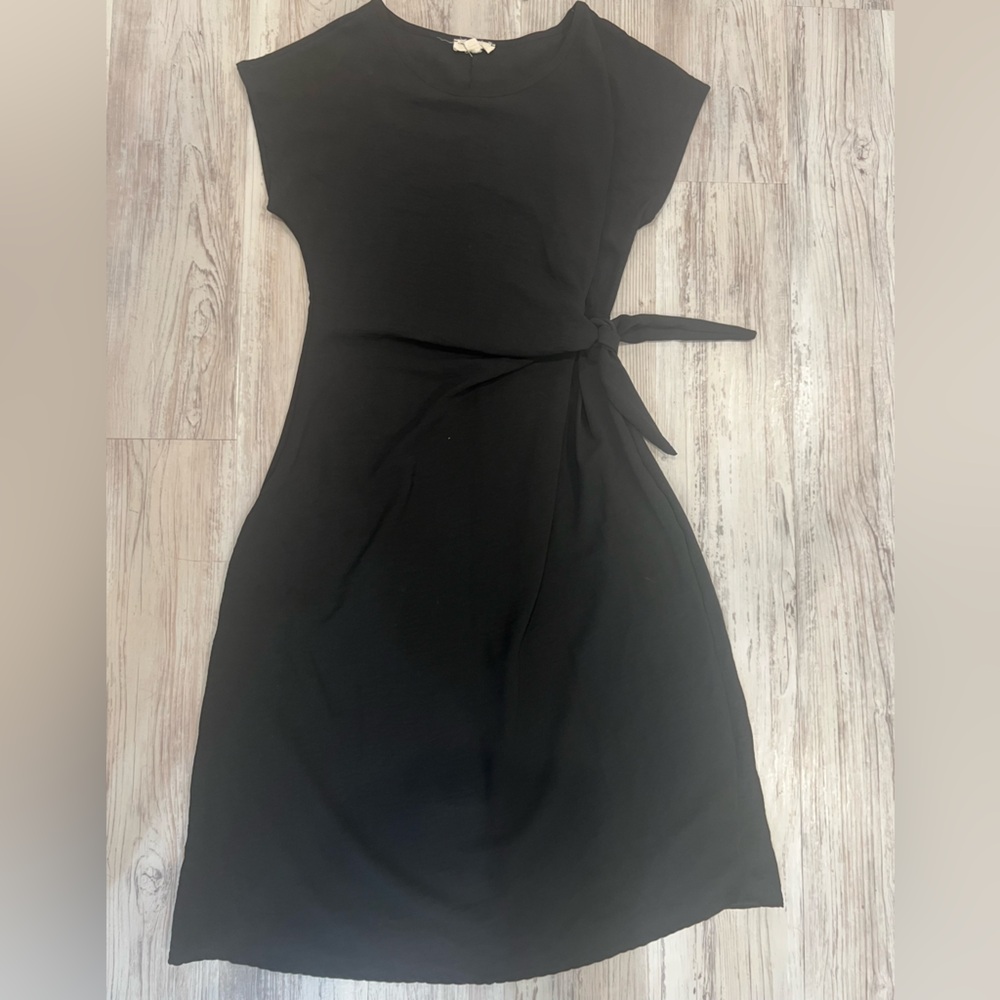 See You Monday Black Sheath Dress